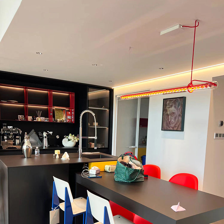 Cata Linear LED Glas Pendelleuchte-Las Sola