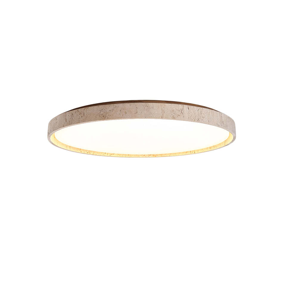 Symiror Runde Travertin Deckenleuchte-Las Sola
