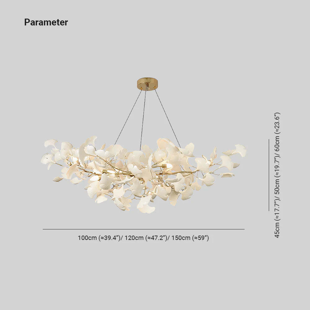 Olivia AutLume Modern Luxuriöser gold Kronleuchter aus Metall und Keramik