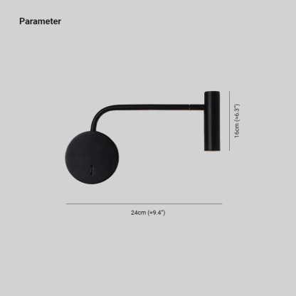 Orr Moderner Minimalist LED Metall Wandleuchte Schlafzimmer Arbeitszimmer
