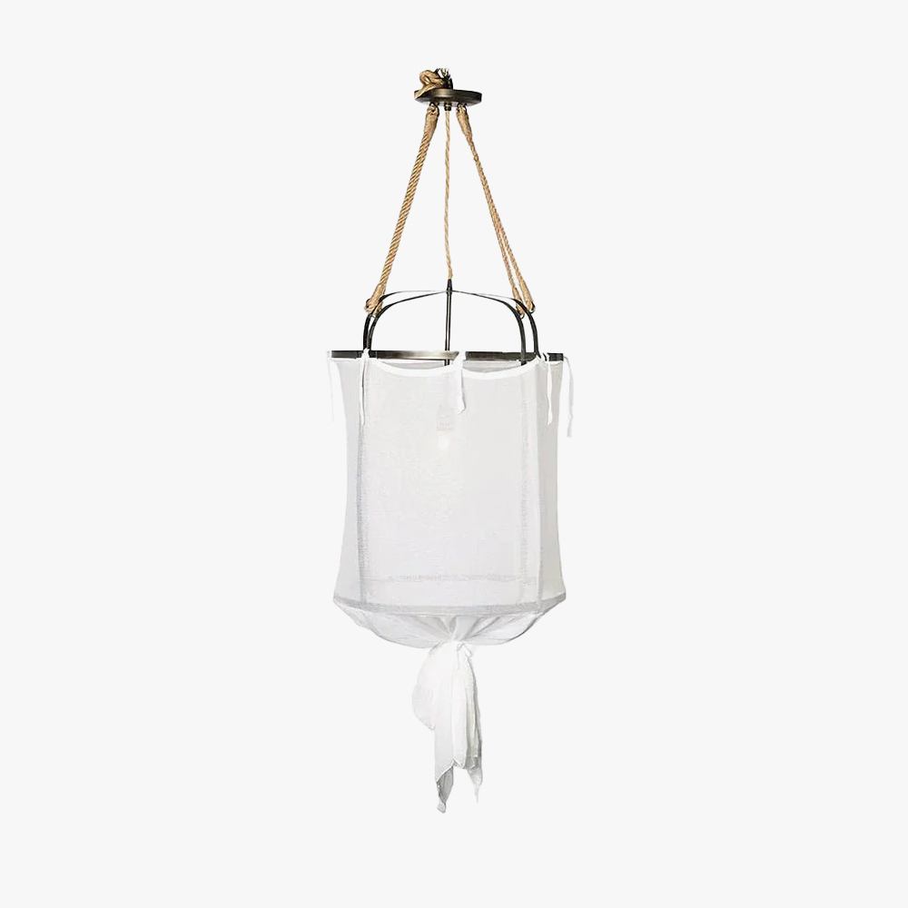 Renée Modern Hütte Stoff Pendelleuchte Farbtöne Wohnzimmer Schlafzimmer
