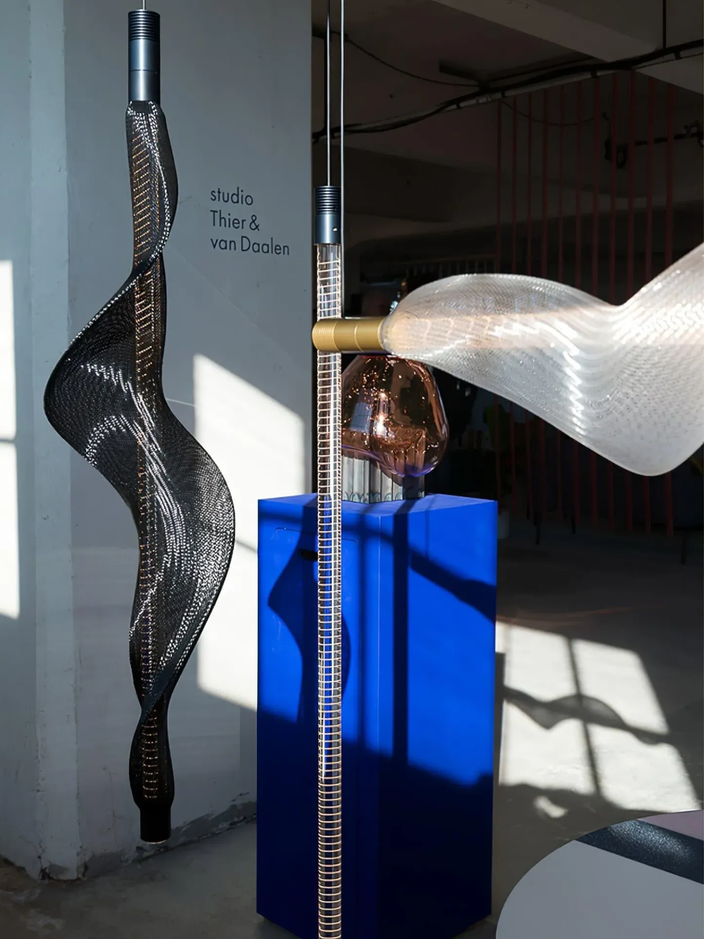 Edge Modern Unusual Fiber Pendant Light Shades Living Dining Room