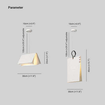 Sienna Design LED Pendelleuchte Weiß Schlafzimmer/Wohnzimmer Stoff