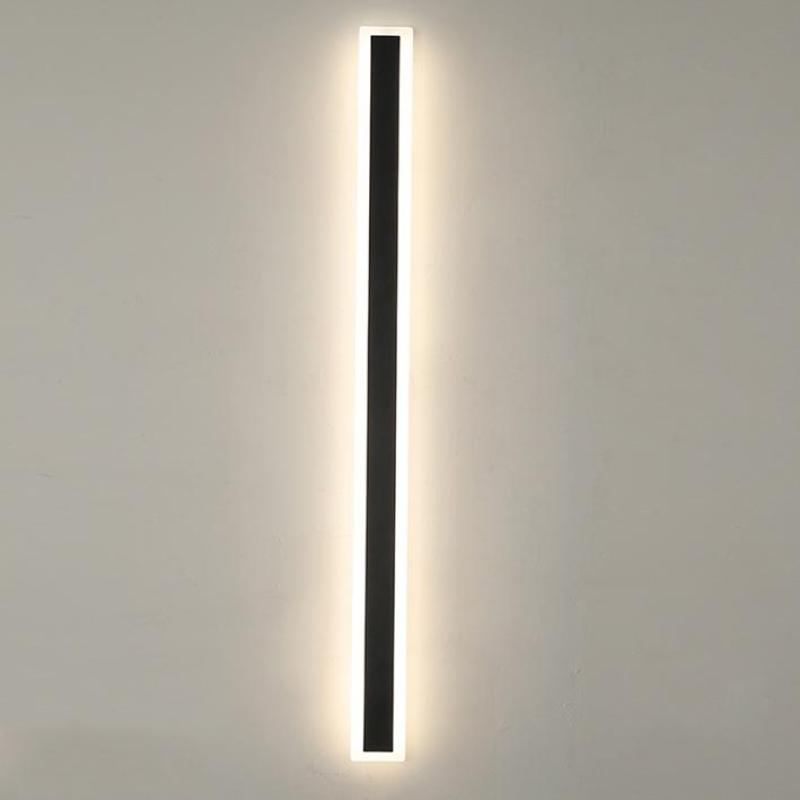 Edge Moderne Linear Außenwandleuchte Metall Garten Flur
