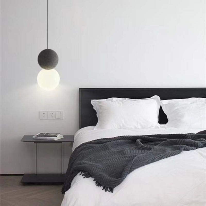 Modern LED Pendelleuchte Schwarz Metall Schlaf Wohnzimmer | Las Sola