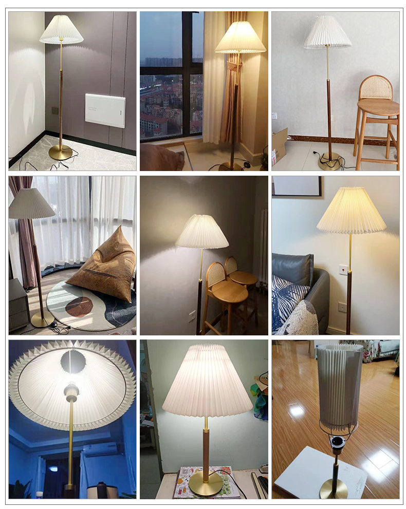 Ozawa Modern LED Stehlampe Weiß Ess/Wohnzimmer Stoff&Metal