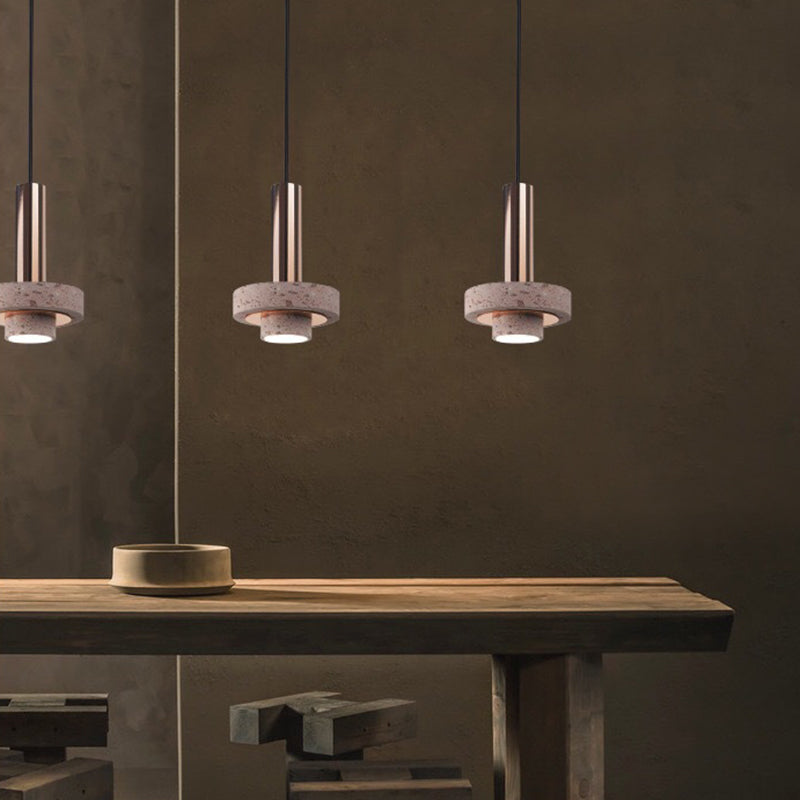 Zaid Modern LED Pendelleuchte Zylinder Wohn/Schlafzimmer Metall