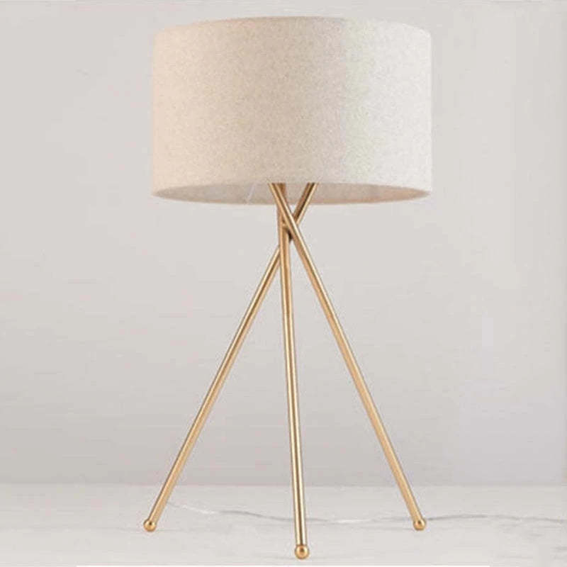 Alessio Minimalistische LED Steh/Tischlampe Weiß Schlafzimmer/Büros