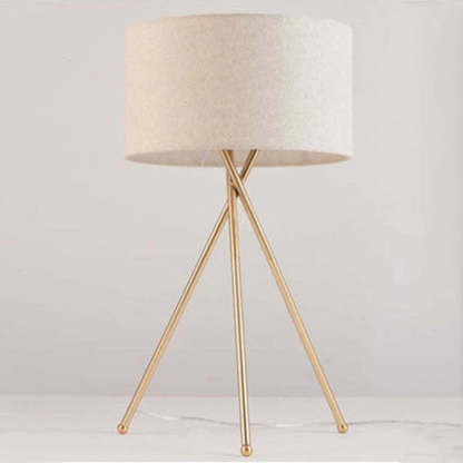 Alessio Minimalistische LED Steh/Tischlampe Weiß Schlafzimmer/Büros