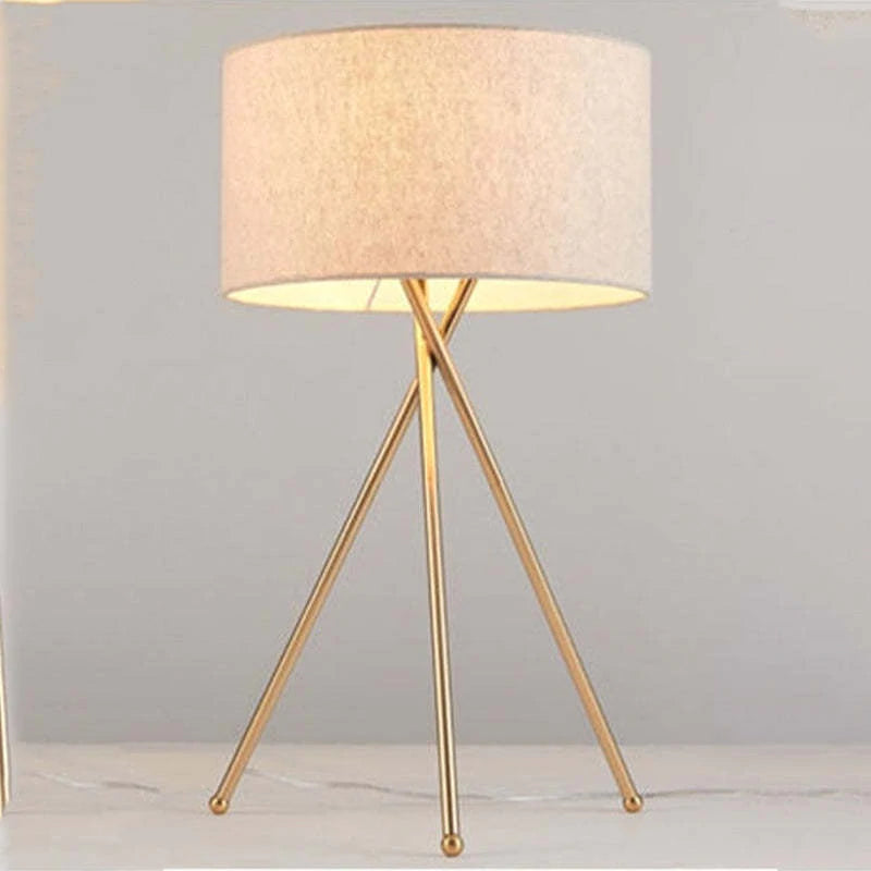 Alessio Minimalistische LED Steh/Tischlampe Weiß Schlafzimmer/Büros