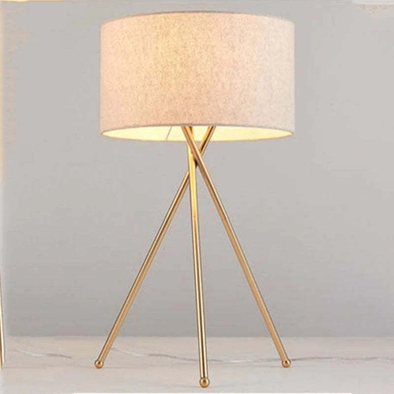 Alessio Minimalistische LED Steh/Tischlampe Weiß Schlafzimmer/Büros