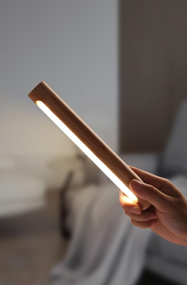 360?? Rotatable Wooden Wall Light Night Light Smart LED Light