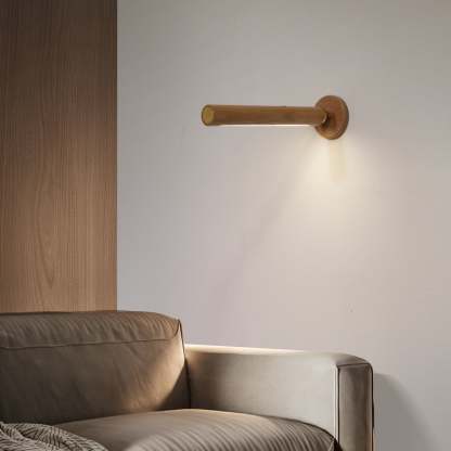 360?? Rotatable Wooden Wall Light Night Light Smart LED Light