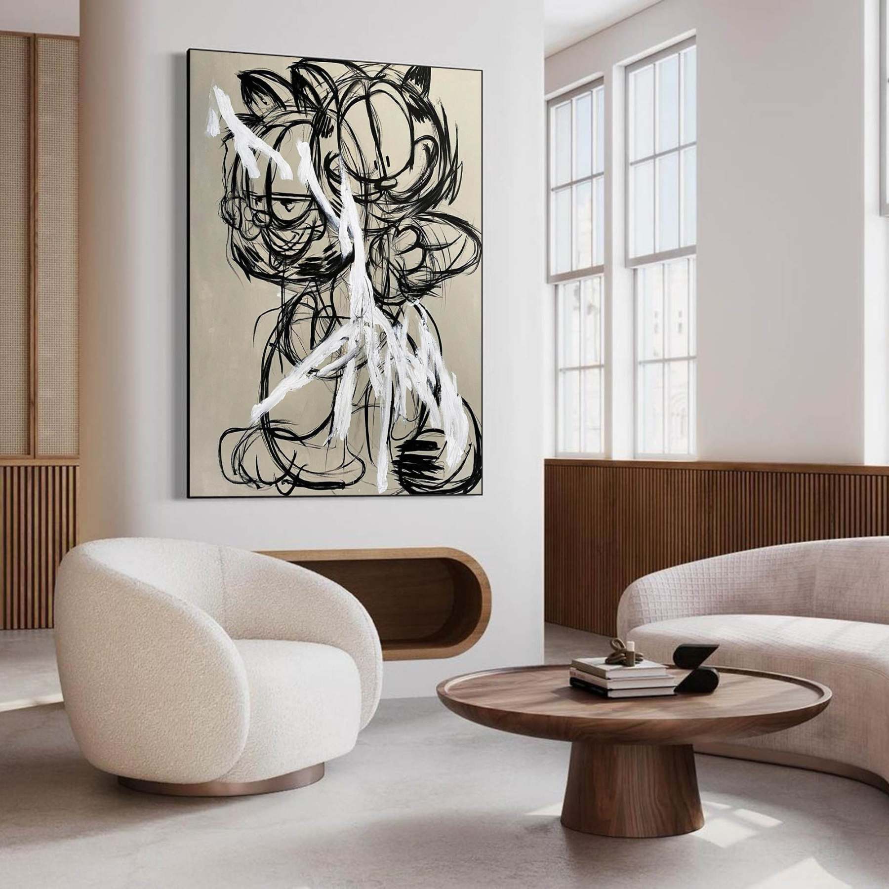 Abstrakte Graffiti-Kunst #MS126