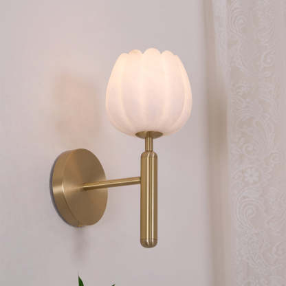Jade Hütte Blume Alabaster Wandleuchte Farbtöne Schlafzimmer Flur