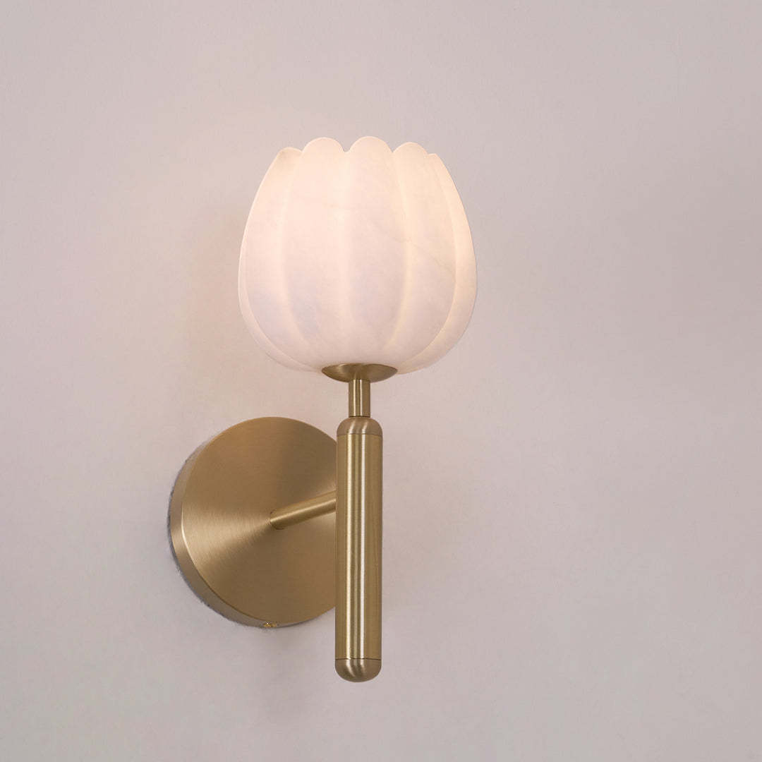 Jade Hütte Blume Alabaster Wandleuchte Farbtöne Schlafzimmer Flur