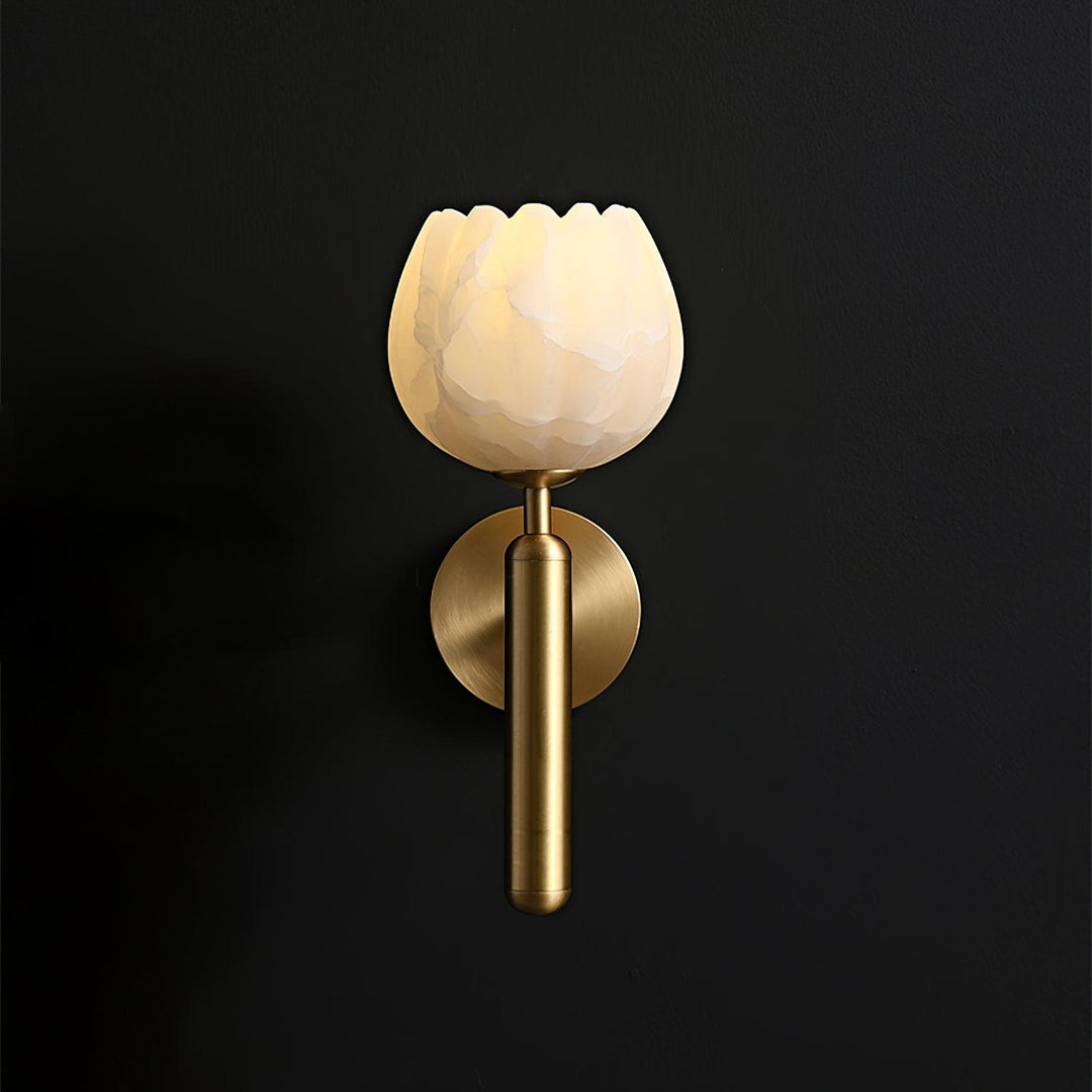 Jade Hütte Blume Alabaster Wandleuchte Farbtöne Schlafzimmer Flur
