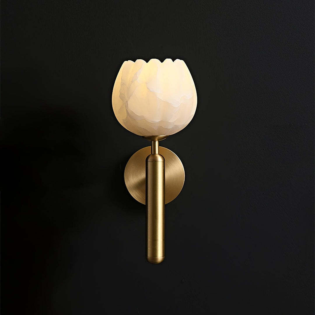 Jade Hütte Blume Alabaster Wandleuchte Farbtöne Schlafzimmer Flur