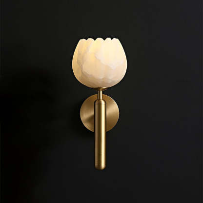 Jade Hütte Blume Alabaster Wandleuchte Farbtöne Schlafzimmer Flur