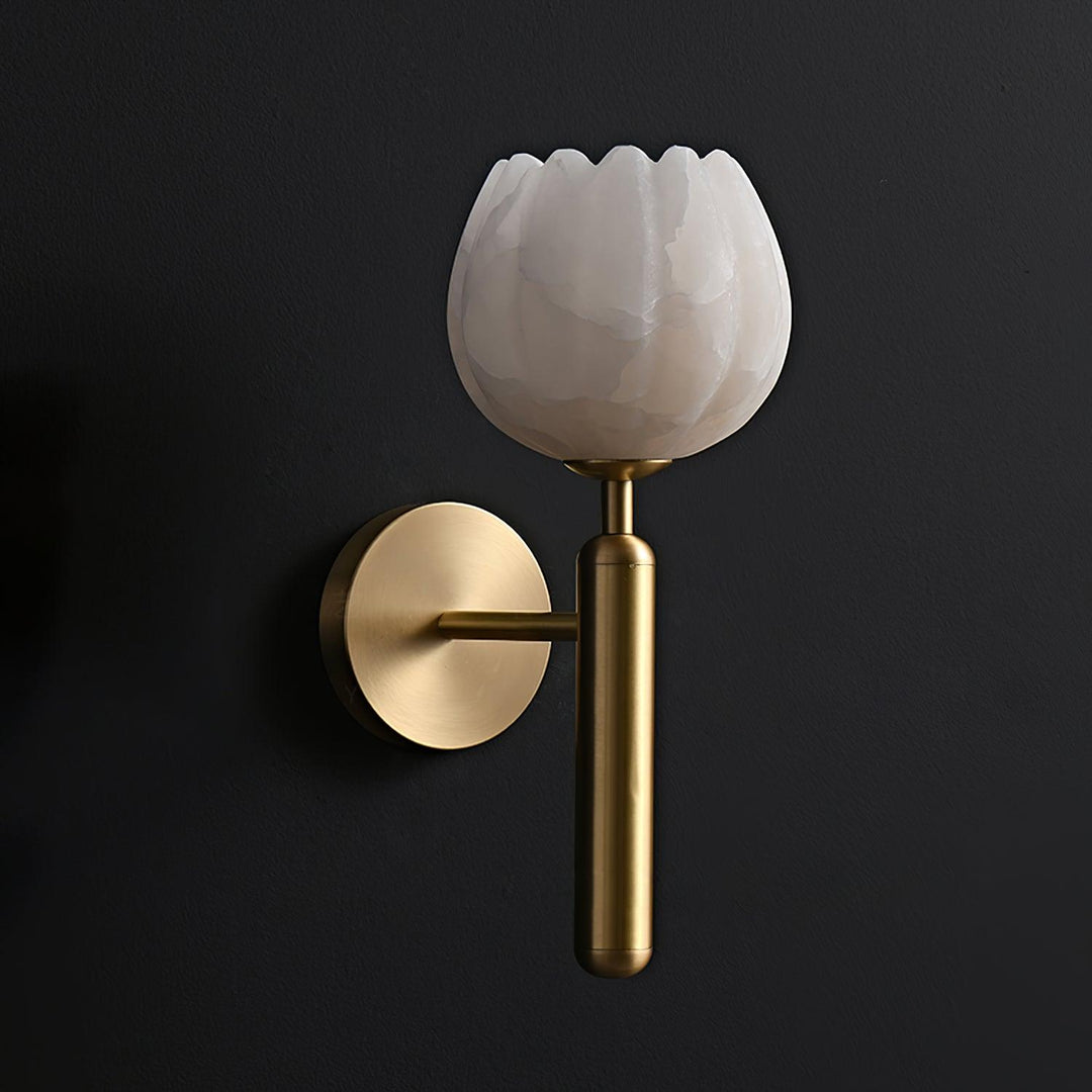 Jade Hütte Blume Alabaster Wandleuchte Farbtöne Schlafzimmer Flur
