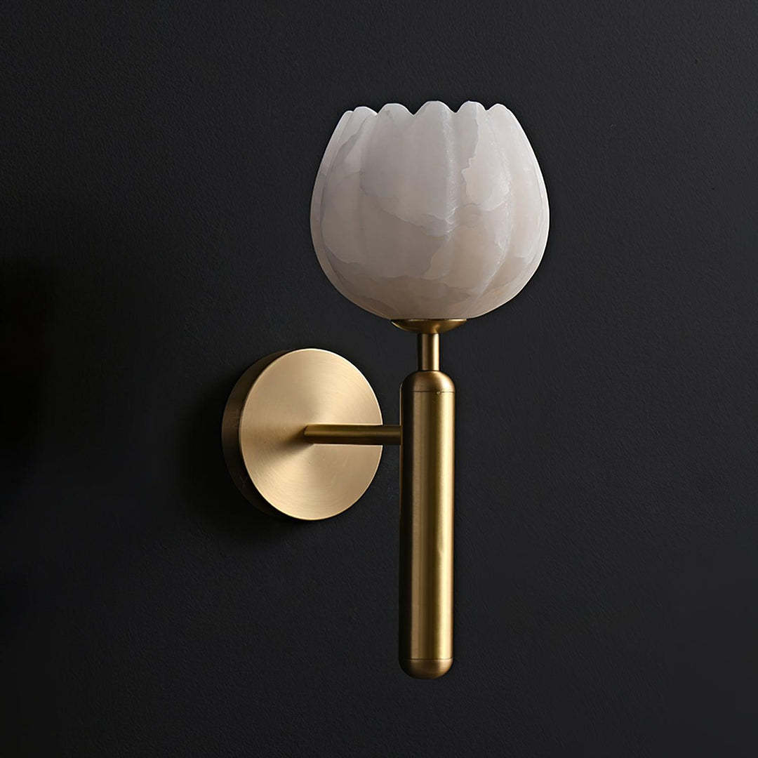Jade Hütte Blume Alabaster Wandleuchte Farbtöne Schlafzimmer Flur