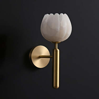 Jade Hütte Blume Alabaster Wandleuchte Farbtöne Schlafzimmer Flur