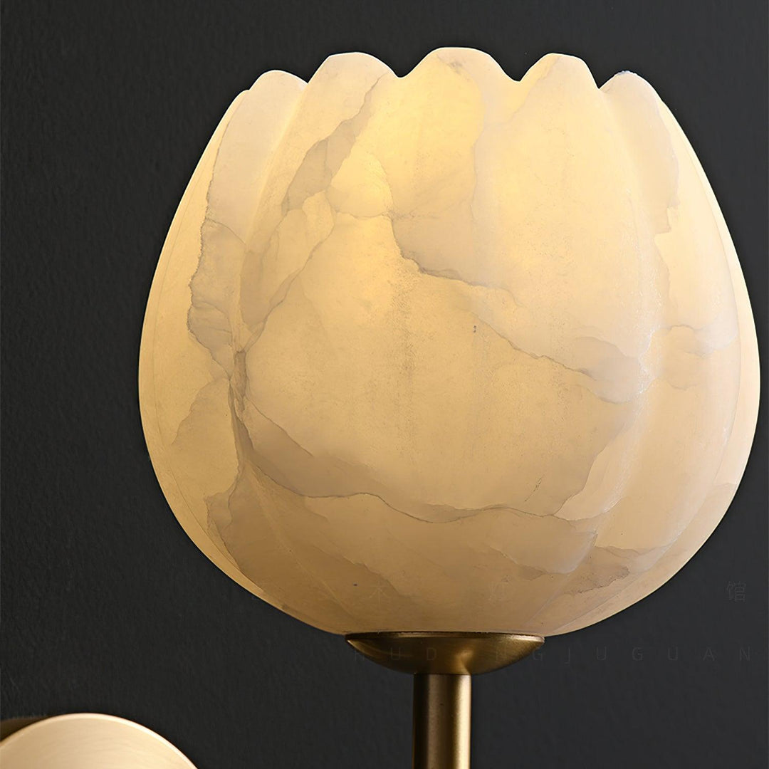 Jade Hütte Blume Alabaster Wandleuchte Farbtöne Schlafzimmer Flur
