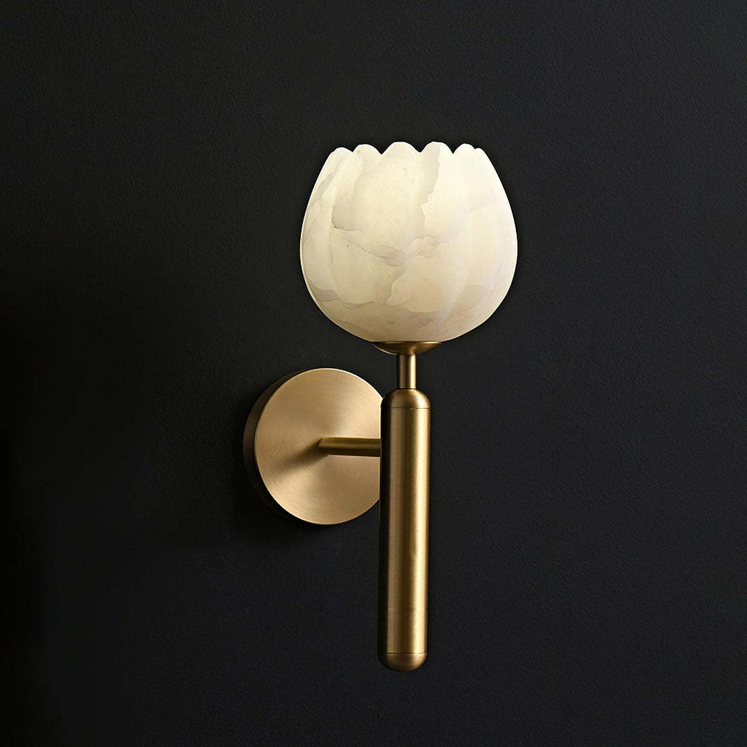 Jade Hütte Blume Alabaster Wandleuchte Farbtöne Schlafzimmer Flur