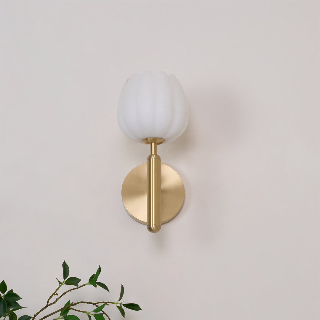 Jade Hütte Blume Alabaster Wandleuchte Farbtöne Schlafzimmer Flur