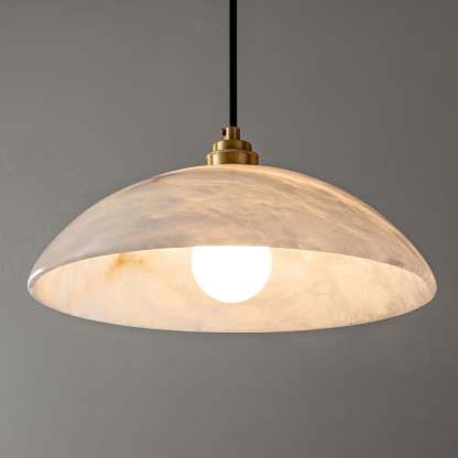 Carins Minimalismus Metall Alabaster Pendelleuchte Schlafzimmer Wohnzimmer