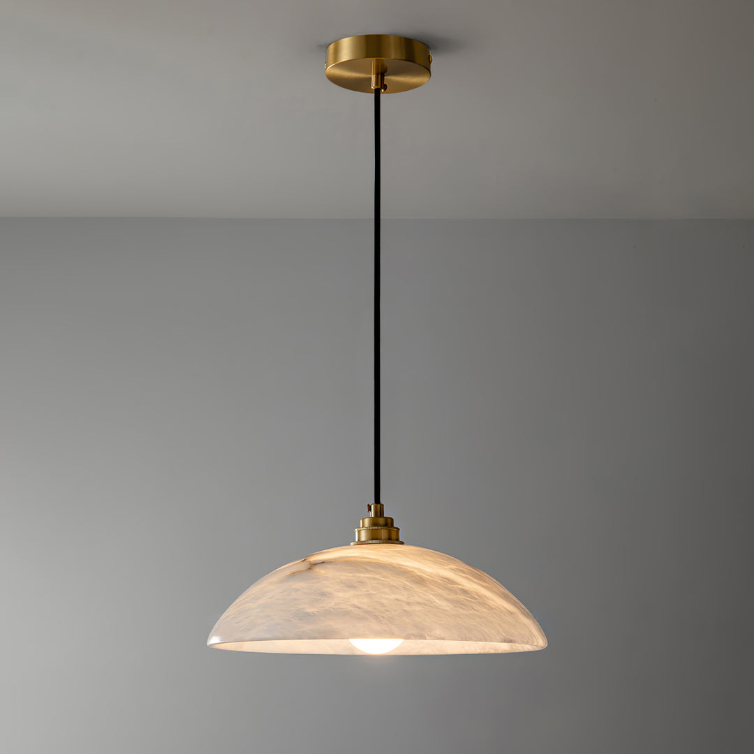 Carins Minimalismus Metall Alabaster Pendelleuchte Schlafzimmer Wohnzimmer