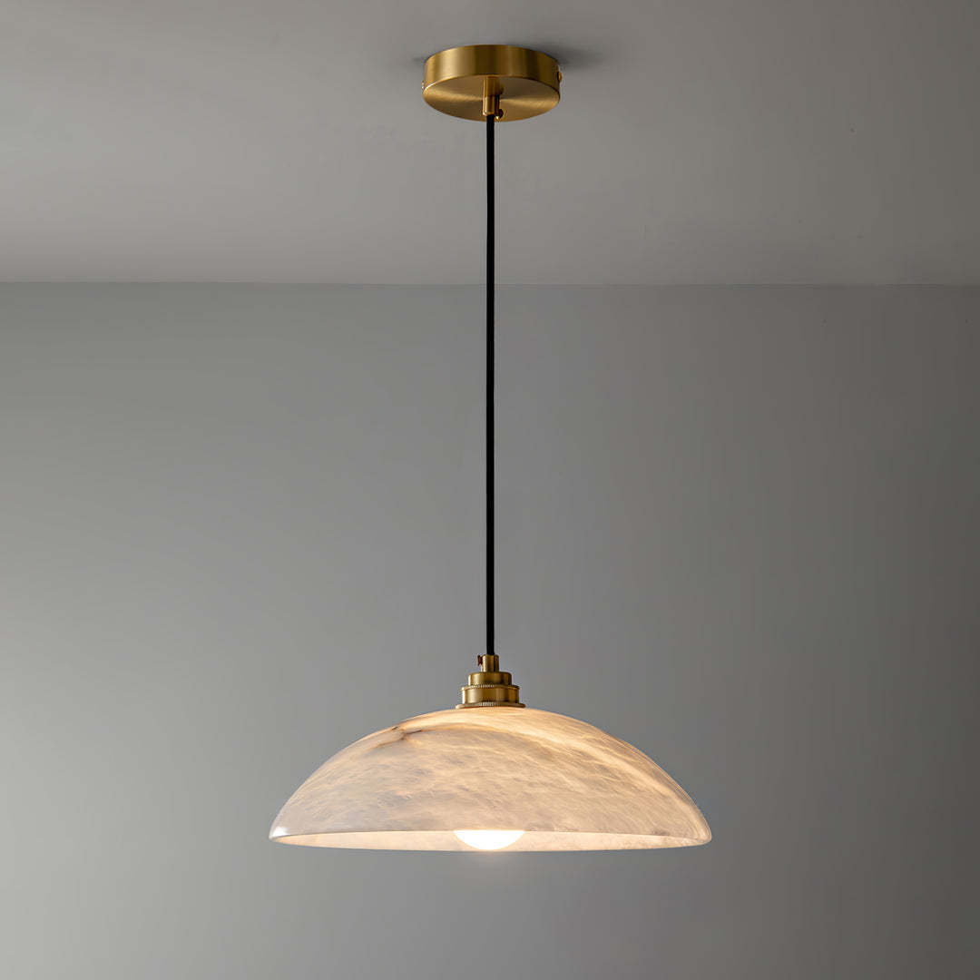 Carins Minimalismus Metall Alabaster Pendelleuchte Schlafzimmer Wohnzimmer