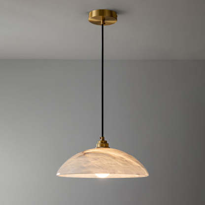 Carins Minimalismus Metall Alabaster Pendelleuchte Schlafzimmer Wohnzimmer