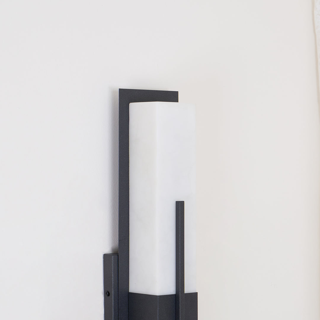 Edge Modern Acryl Schwarz Weiß Wandleuchte Wasserdichter Gartenpark