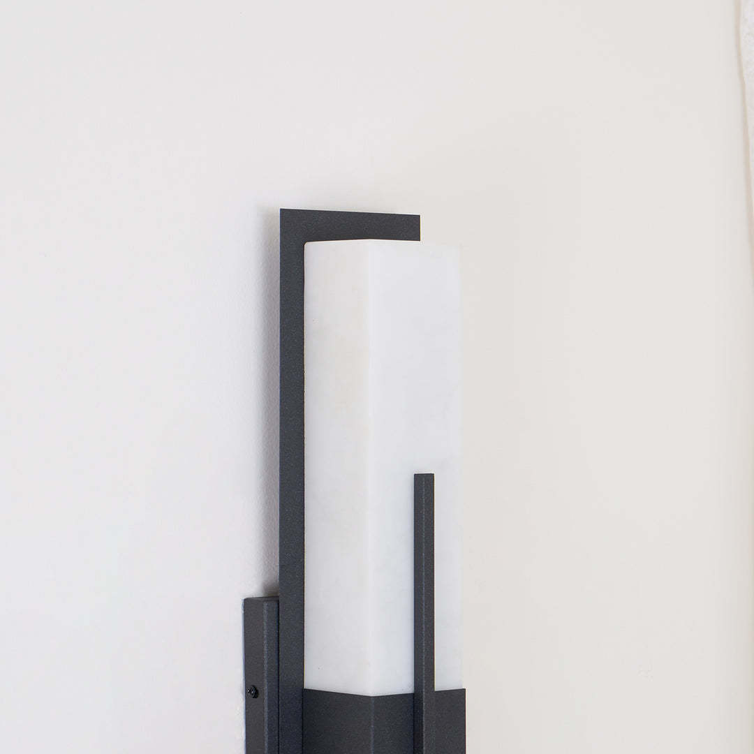 Edge Modern Acryl Schwarz Weiß Wandleuchte Wasserdichter Gartenpark