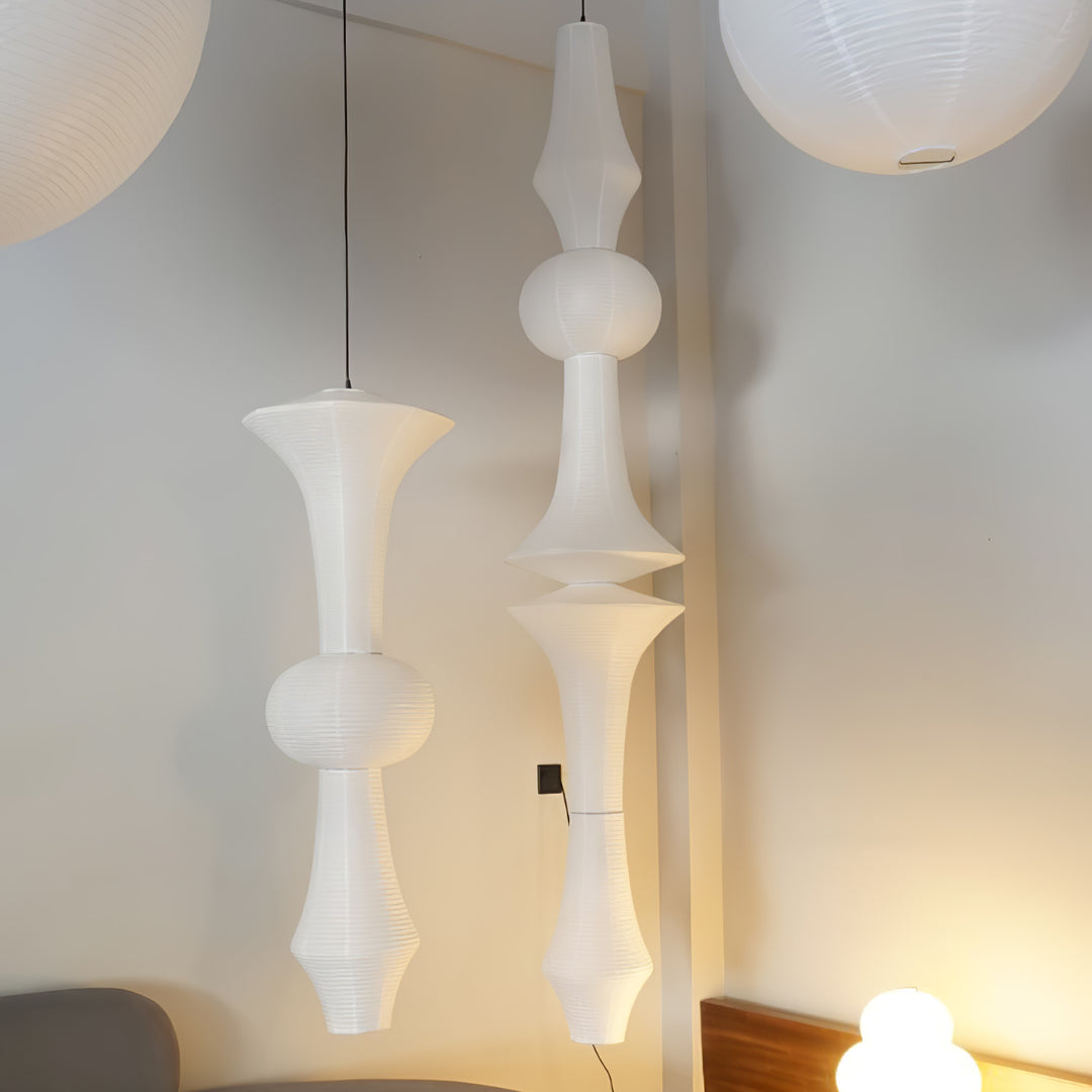 Renée Geometrisch Stil Metall Papier Pendelleuchte Schlafzimmer Wohnzimmer