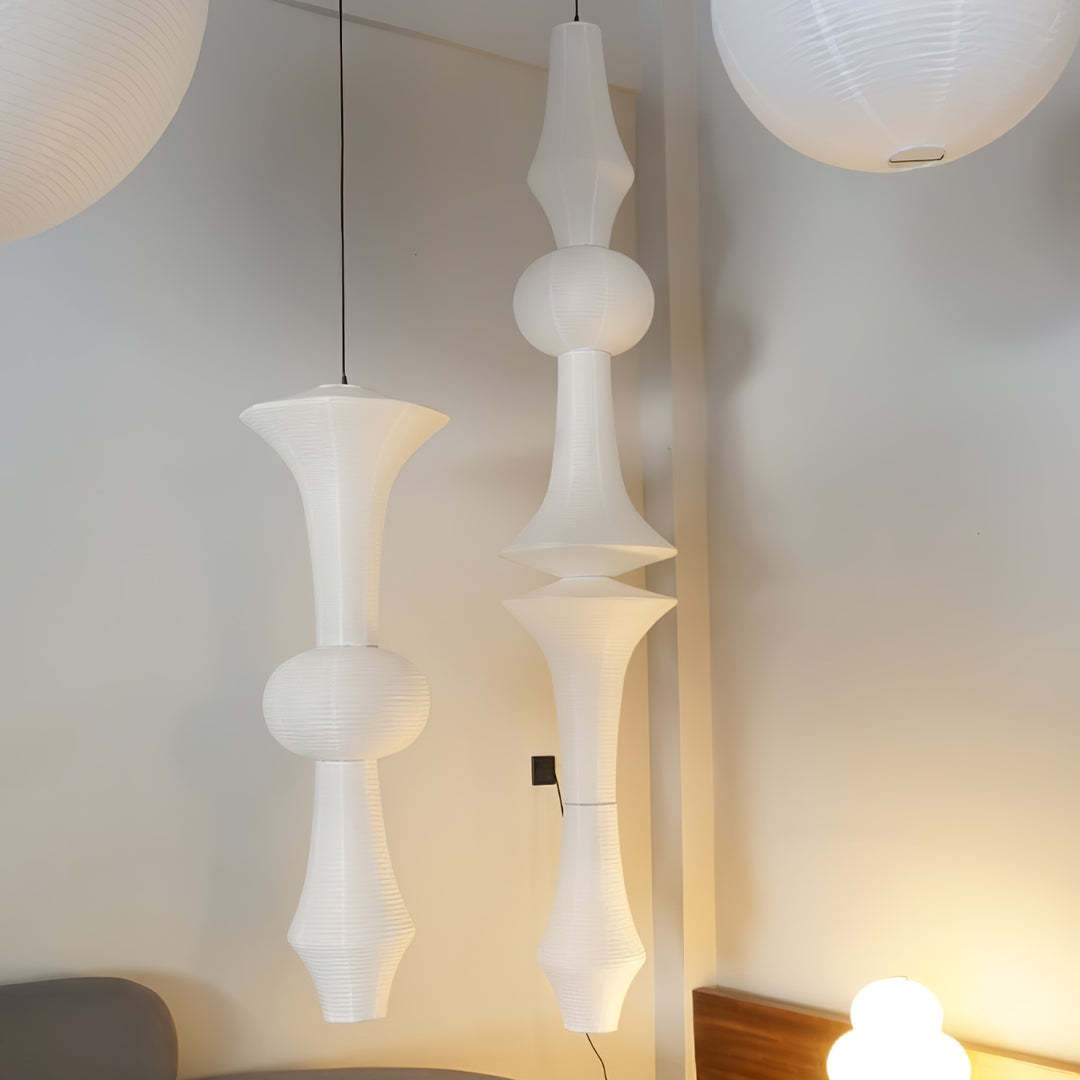 Renée Geometrisch Stil Metall Papier Pendelleuchte Schlafzimmer Wohnzimmer