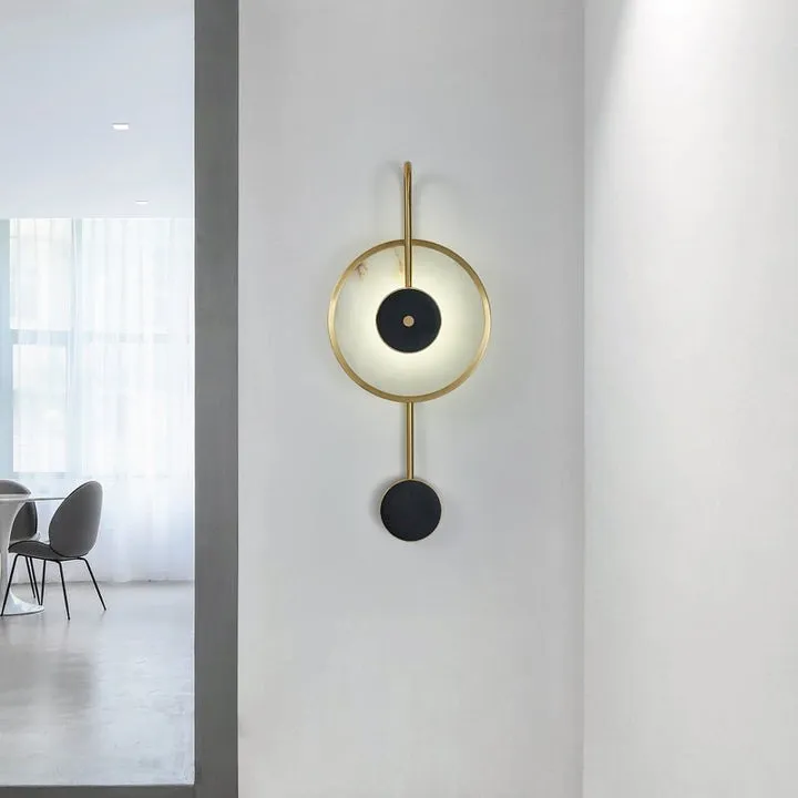 Kristy Modern LED Alabaster Wecker Metall Wohnzimmer