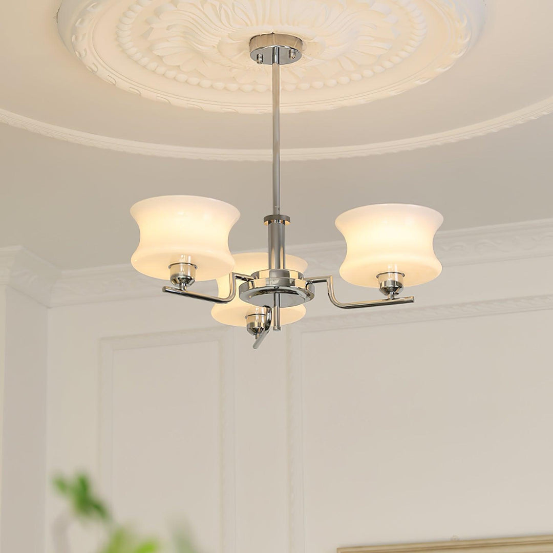 Valentina Jahrgang Metall Glass Pendelleuchte Schlafzimmer Wohnzimmer