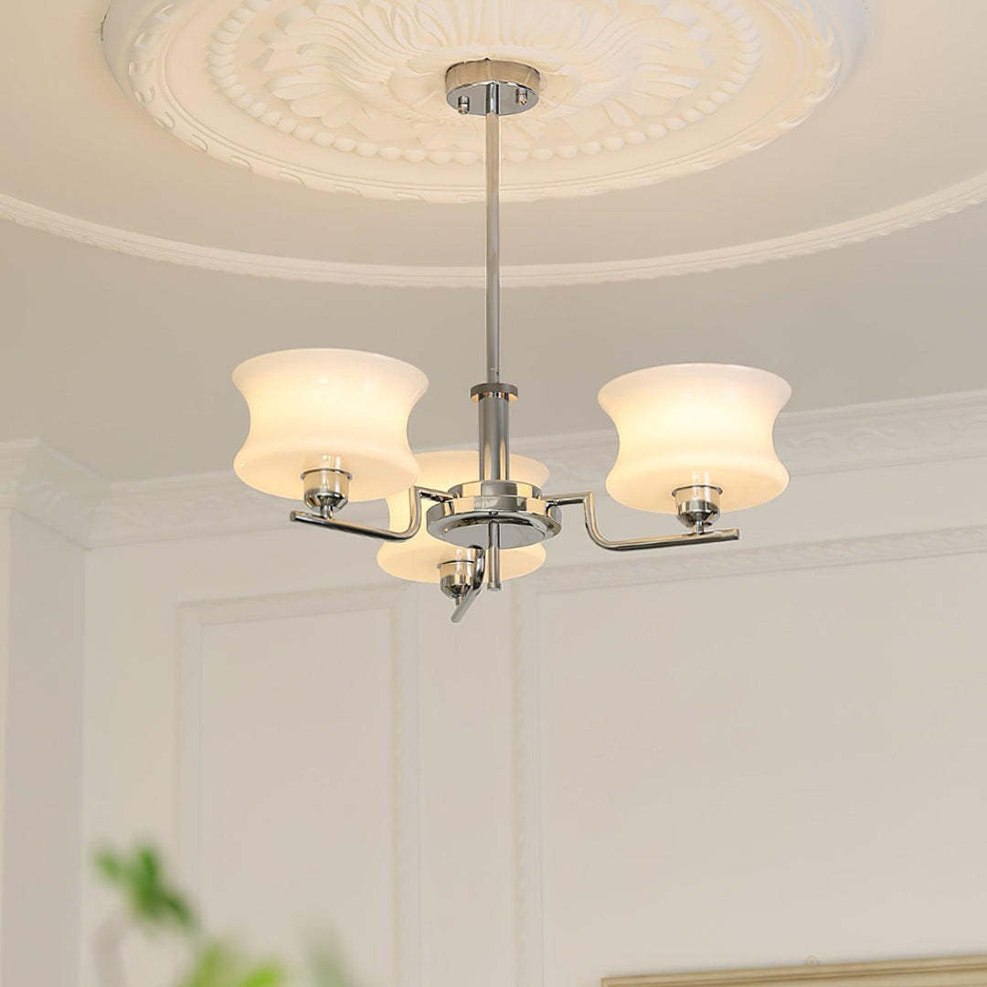 Valentina Jahrgang Metall Glass Pendelleuchte Schlafzimmer Wohnzimmer