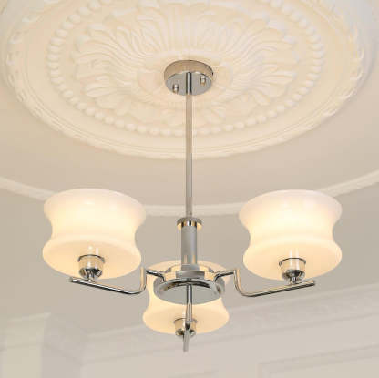 Valentina Jahrgang Metall Glass Pendelleuchte Schlafzimmer Wohnzimmer