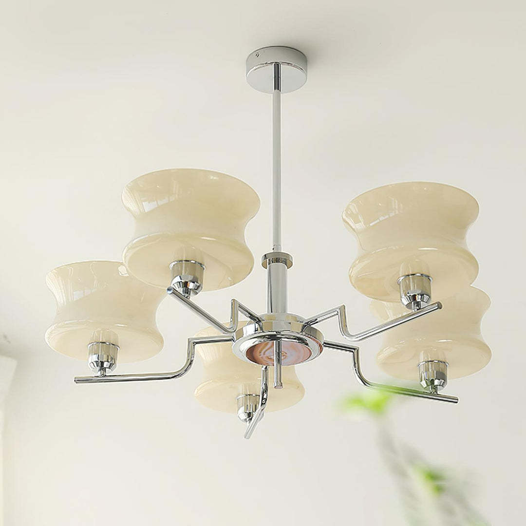 Valentina Jahrgang Metall Glass Pendelleuchte Schlafzimmer Wohnzimmer
