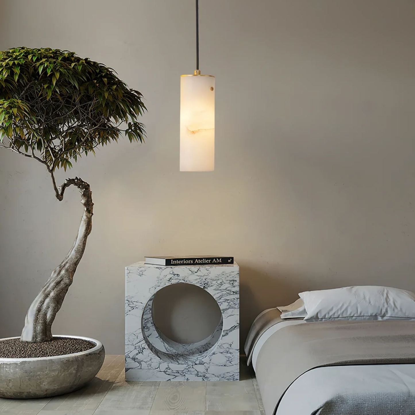 Ozawa Modern Vertical Pendant Light Metal Indoor