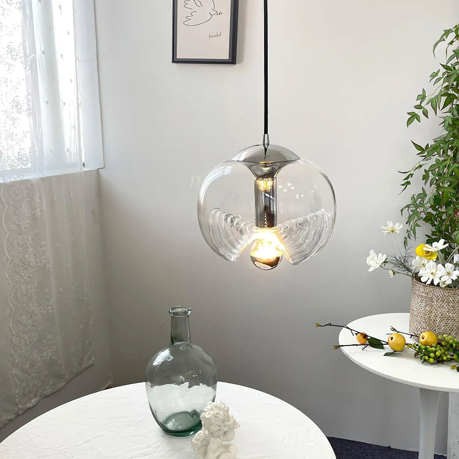 Hailie Pendant Light in a cozy dining room