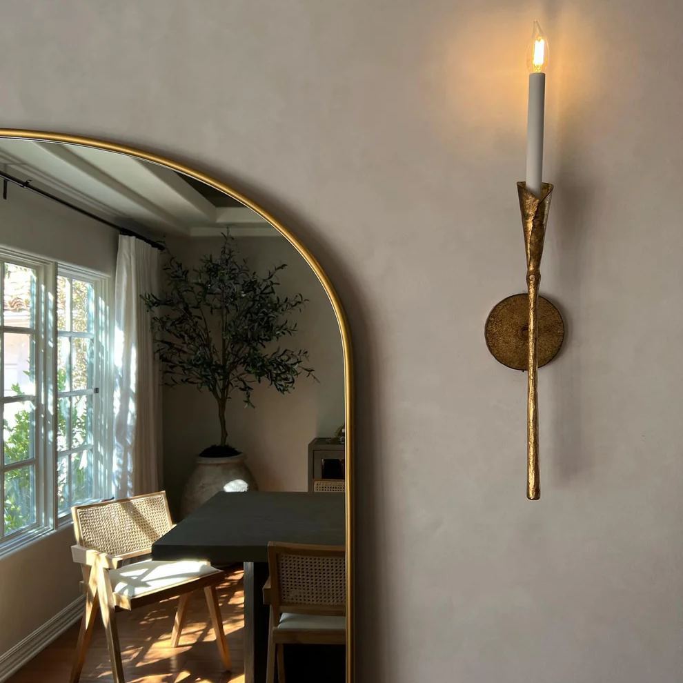 Alessio Vintage Antique Metal Fabric Wall Light Shades Kitchen Bedroom Living Room