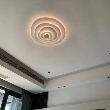 Quinn Modern Wellenform Metall Deckenleuchte Schlafzimmer Wohnzimmer