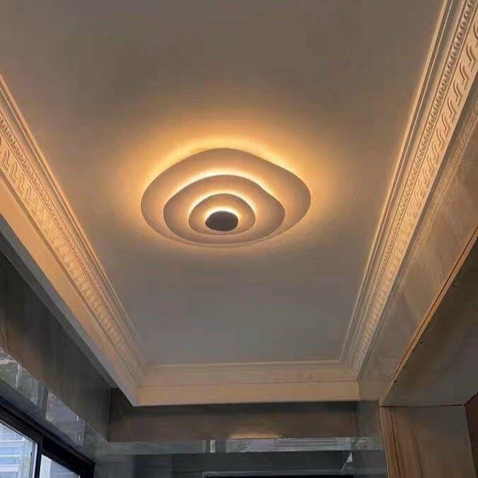 Quinn Modern Wellenform Metall Deckenleuchte Schlafzimmer Wohnzimmer