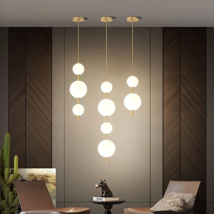 Edge Minimalismus Messing Schwarz Metall Glas Pendelleuchte Schlafzimmer Wohnzimmer