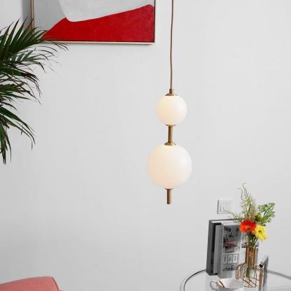 Edge Minimalismus Messing Schwarz Metall Glas Pendelleuchte Schlafzimmer Wohnzimmer