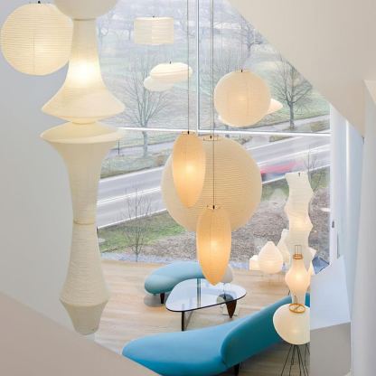 Renée Geometrisch Stil Metall Papier Pendelleuchte Schlafzimmer Wohnzimmer